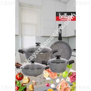 BRİLLANT TENCERE SETİ 7 PARÇA QUANTUM 1*1