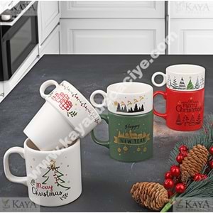 KSV KERAMİKA KUPA JOKER 2 Lİ SİLİNDİR KUPA 1*6