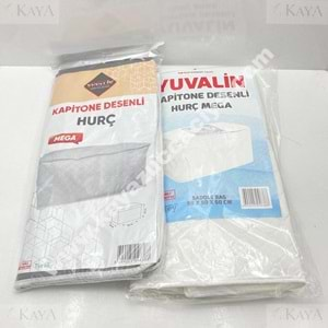 YUVALİN KAPİTONE DESENLİ HURÇ MEGA 98X50X50 CM