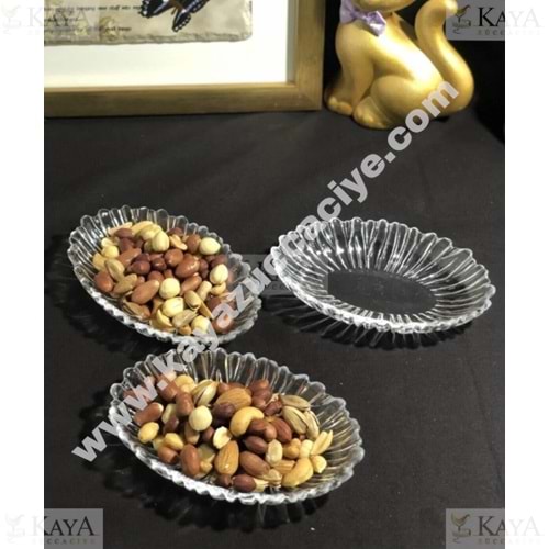 PAŞABAHÇE KAYIK AURORA 3 LÜ ÇEREZLİK 1*8