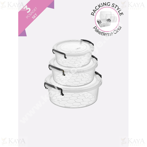 BURSEV SAKLAMA KABI TONTON 3 LÜ 250 ML-550 ML-1 LT 1*24