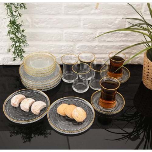 EGE OSLO 18 PARÇA ÇAY SETİ 1*1