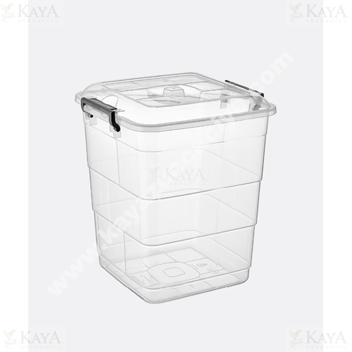 BURSEV TETRİS KARE SAKLAMA KABI 4 NO 21 LT 1*12