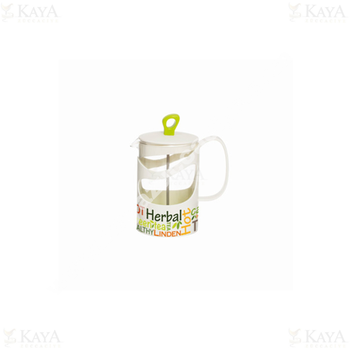 HEREVİN FRENCH PRESS CAM DESENLİ 600 ML 1*10