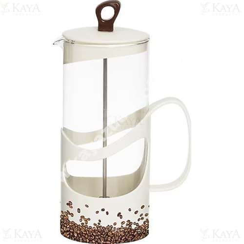 HEREVİN FRENCH PRESS DESENLİ 1 LT CAM 1*12