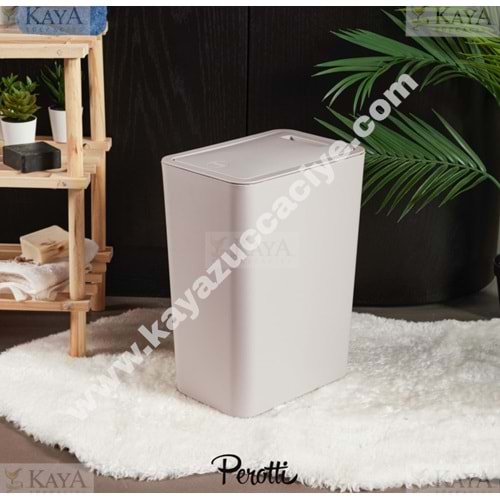 PEROTTİ ÇÖP KOVASI MOLLY TAUPE 8 LT CLİNK 1*24