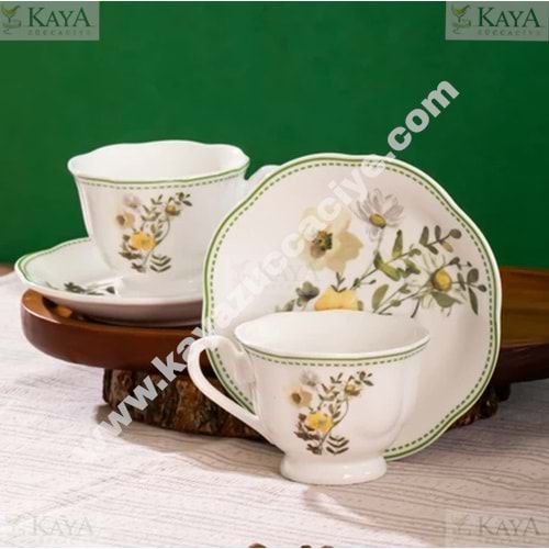 PEROTTİ PORSELEN 2 Lİ KAHVE FİNCAN TK. SECTRET GARDEN 1*12