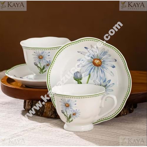 PEROTTİ PORSELEN 2 Lİ KAHVE FİNCAN TK. DE FLORE 1*12