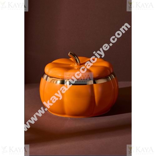 PEROTTİ PORSELEN BALKABAK KAPAKLI SAKLAMA KABI XLARGE 1*8