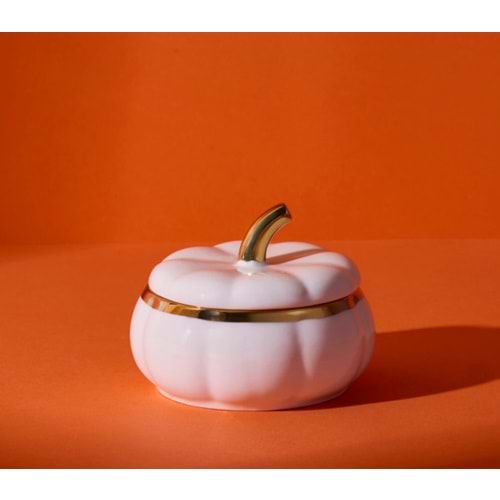 PEROTTİ PORSELEN KABAK KAPAKLI SAKLMA KABI SMALL 1*18