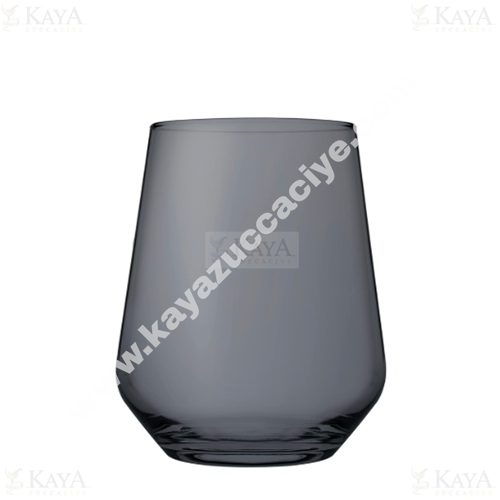 HEREVİN CAM MEŞRUBAT BARDAĞI GRİ 425 ML 1*24