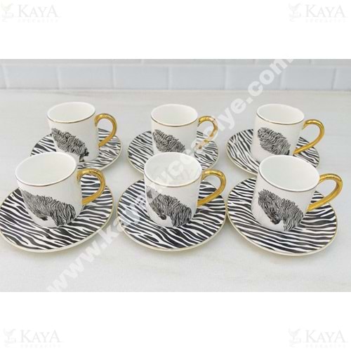 MTR PORSELEN KAHVE TAKIMI CEMRE 1*12