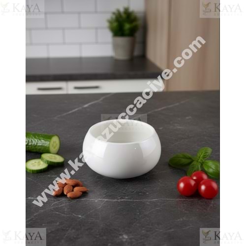 MTR PORSELEN YUVARLAK DERİN ÇEREZLİK&SOSLUK 8 CM 1*6