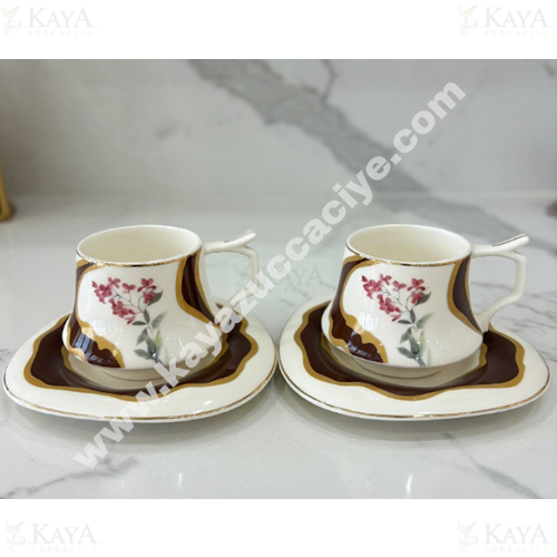 MTR PORSELEN KAHVE FİNCAN TAKIMI 2 Lİ 1*24