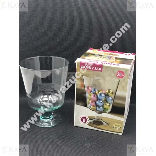 CANDY JAR AYAKLI DRAJELİK 20 CM 1*6