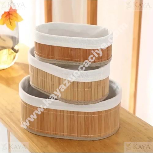 MTR BAMBU OVAL 3 LÜ SEPET 1*20