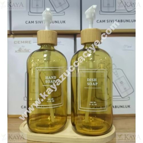 MTR CEMRE 2 Lİ STANDLI SIVI SABUNLUK 1*24