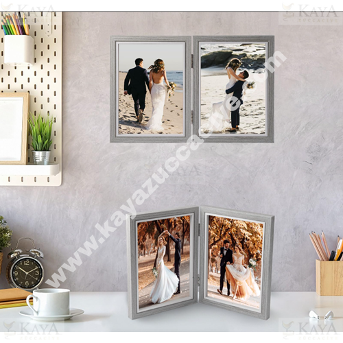 MTR AHŞAP ÇERÇEVE 2 Lİ KATLANABİLİR 10x15 CM 1*6