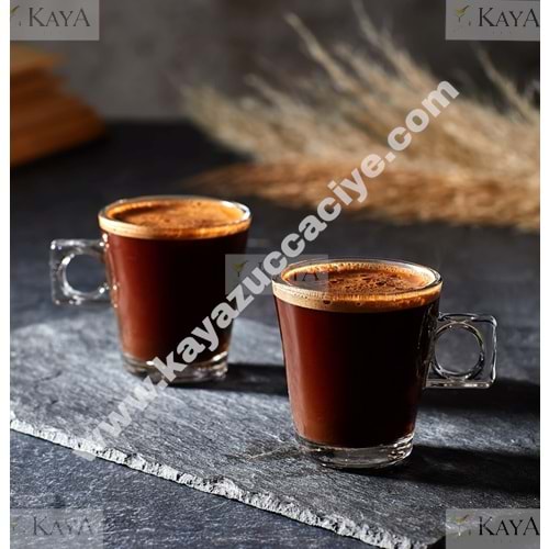 CTİY GLASS CAM COFFEE MUG LİNES MODEL LİMA 1*12