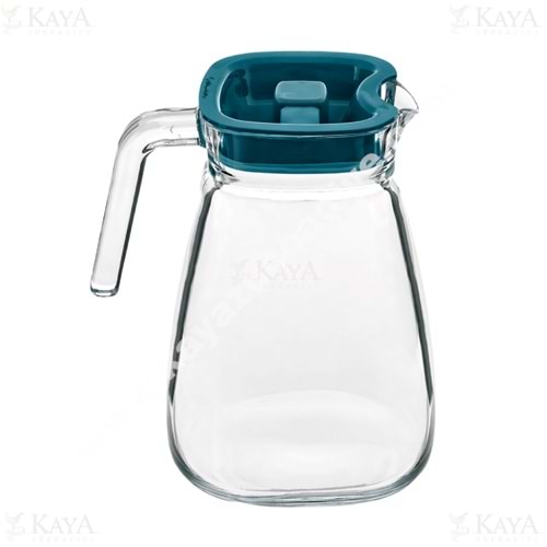 PAŞABAHÇE CAM SÜRAHİ CARRE YEŞİL KAPAK 1800 ML 1*6