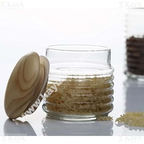 PAŞABAHÇE KAVANOZ BABYLON BAMBU KAPAKLI 665 CC 1*12