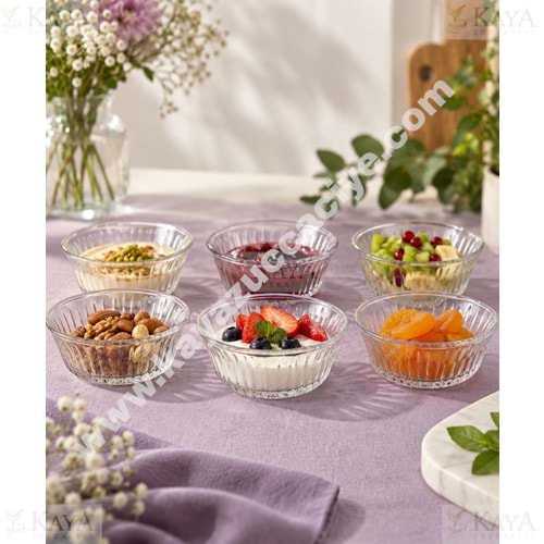 PAŞABAHÇE ÇEREZLİK FREZYA 6 LI BÜYÜK KASE TK. 330 CC 1*4