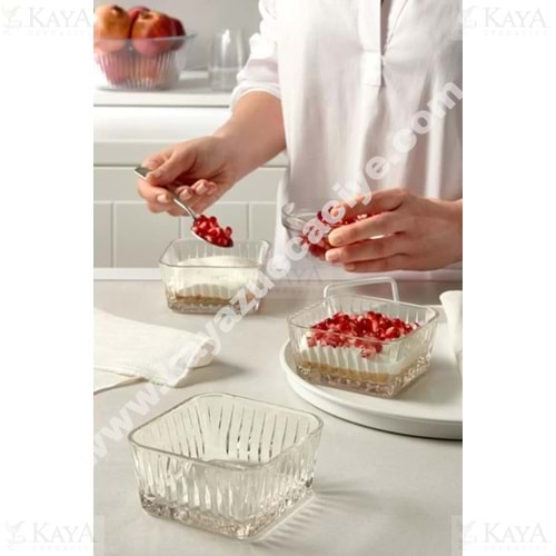 PAŞABAHÇE KASE FREZYA KASE 4 LÜ CAM KASE 1*6