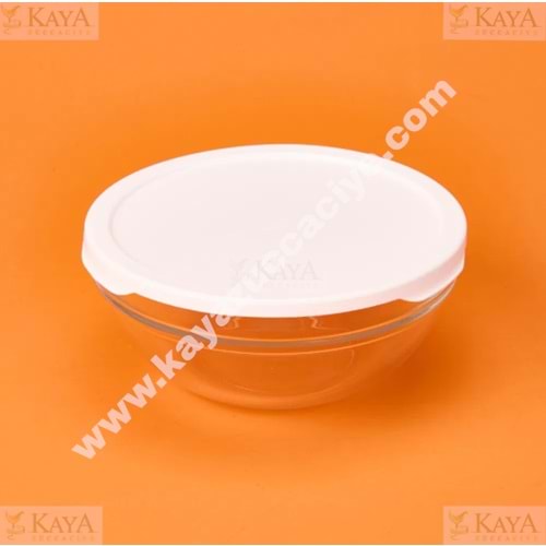 PAŞABAHÇE KASE KAPAKLI BOL KASE SAKLAMA KABI 595 ML 1*6