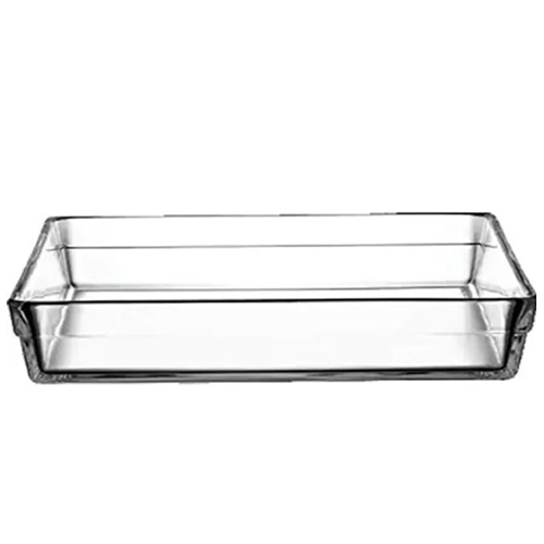 PAŞABAHÇE BORCAM LAZER DİKDÖRTGEN BÜYÜK BOY TEPSİ 25x36 CM 1*6