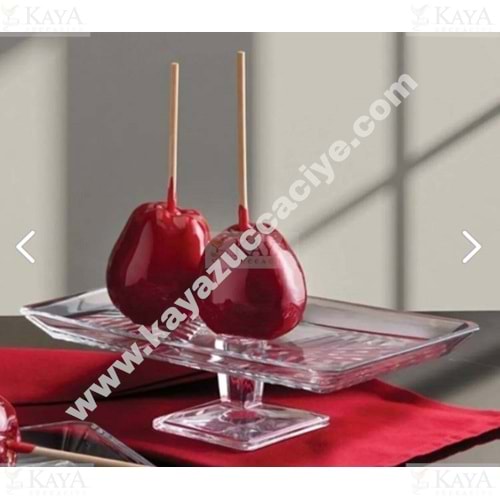PAŞABAHÇE SUNUMLUK MADLEN AYAKLI DİKDÖRTGEN İKRAMLIK 1*2
