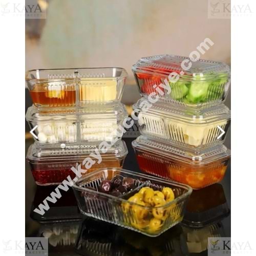PAŞABAHÇE TEREYAĞLIK FRIGO KAPAKLI BÖLMELİ KAHVALTILIK 1*12