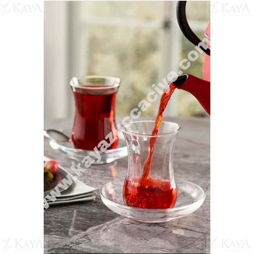 PAŞABAHÇE ÇAY TAKIMI GLASS4YOU ÜSKÜDAR 1209689 1*6