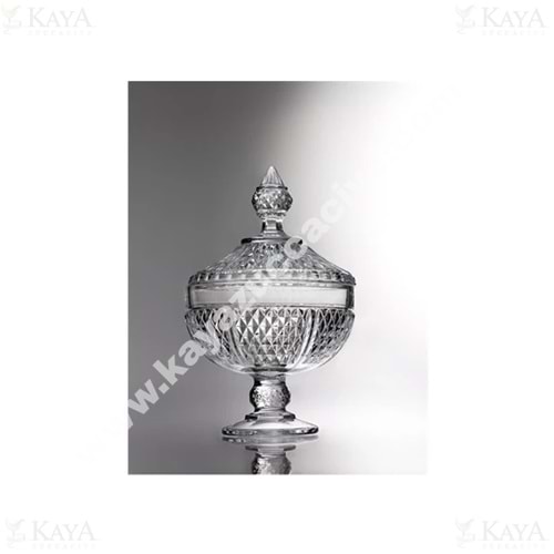 PAŞABAHÇE ŞEKERLİK DİAMOND AYAKLI KAPAKLI ŞEKERLİK 25 CM 1*6