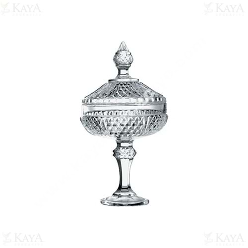 PAŞABAHÇE ŞEKERLİK DİAMOND AYAKLI KAPAKLI ŞEKERLİK 30 CM 1*6