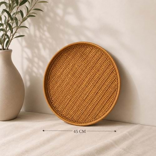AJE HASIR TEPSİ YUVARLAK 45 CM 1*36
