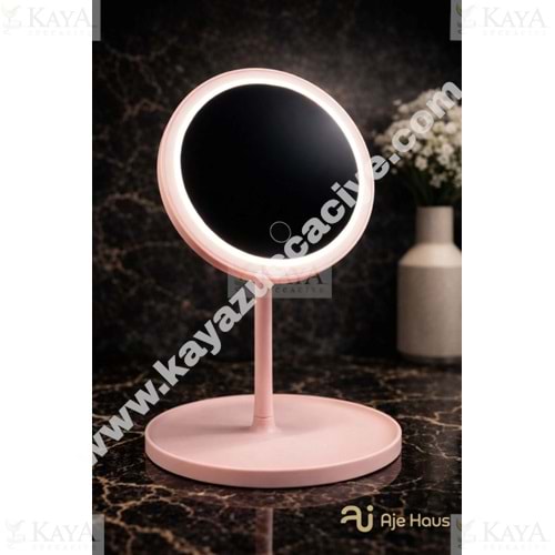AJE MAKYAJ AYNASI IŞIKLI YUVARLAK AYAKLI 1*60