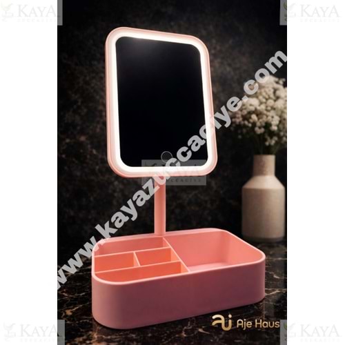 AJE MAKYAJ AYNASI IŞIKLI DİKDÖRTGEN ORGANİZERLİ 1*30