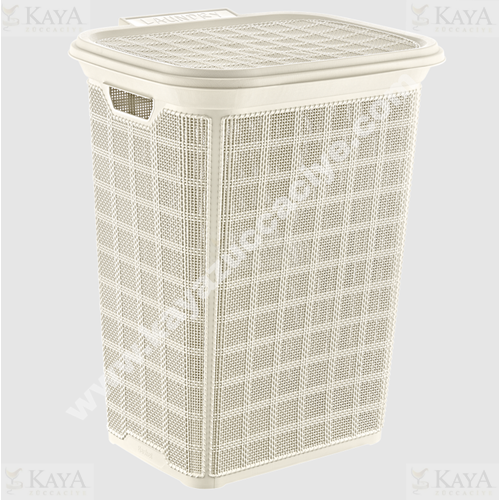 BEE HOME JUTE KİRLİ ÇAMAŞIR SEPETİ 60 LT 1*6