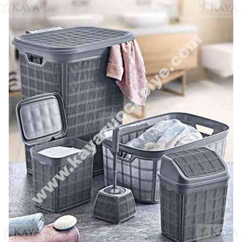 BEE HOME JUTE 6 PARÇA ÇEYİZ & BANYO SETİ