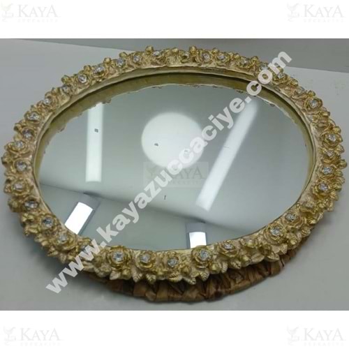 ALP DUVAR AYNASI DEKORATİF BÜYÜK OVAL 44x35 CM 1*10