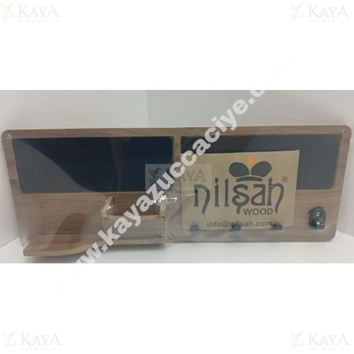 NİL AHŞAP ANAHTARLIK KARŞILAMA TAKTASI KARAR TAHTALI 1*24