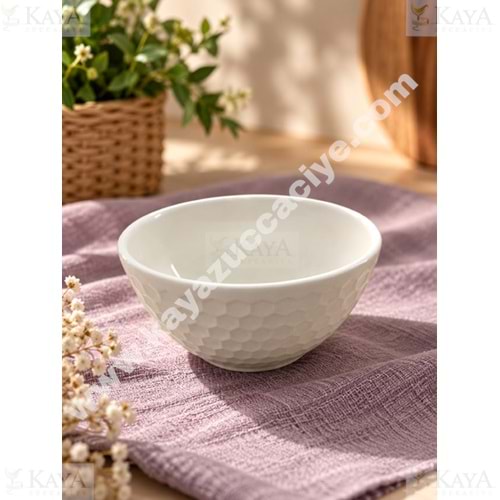 GRY SERAMİK ÇORBA KASESİ 12 CM BULUT PETEK ÇİZGİLİ 1*36