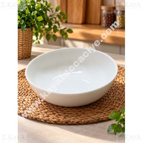GRY PORSELEN KASE 19 CM SADE SALATA KASESİ