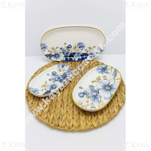 ÜLGER AŞİYAN MARTHA 3 LÜ KAYIK TABAK 1*12