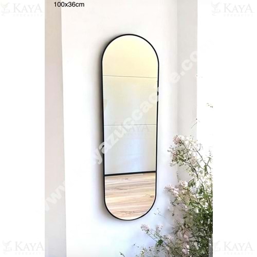 BZD GOLDEN ANGEL DUVAR AYNASI OVAL 100x30 CM 1*10