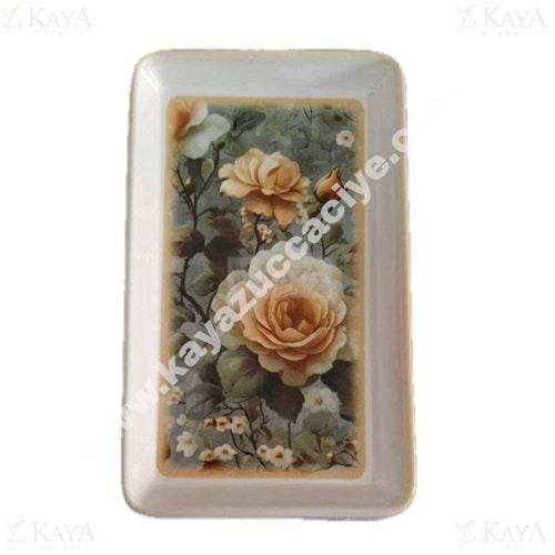 ALİNA HOME BAHREYN DİKDÖRTGEN ORTA KAYIK 21x15 CM 1*8