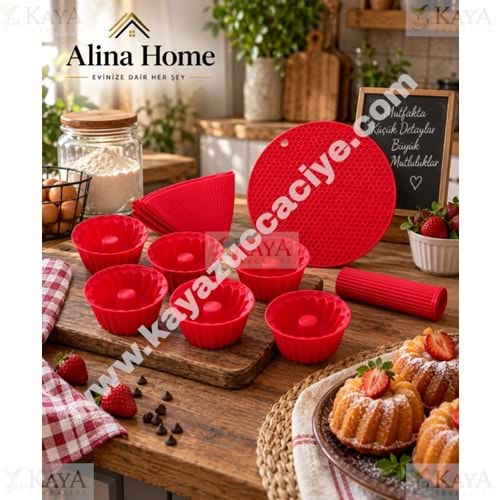 BEE HOME SİLİKON PİŞİRME SET 4 LÜ 1*36