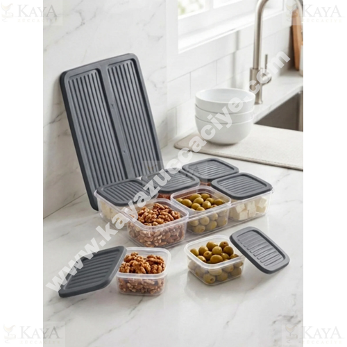 BEE HOME SAKLAMA SETİ 7 Lİ KAHVALTILIK 1*24