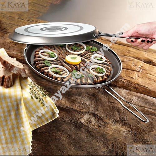 ZEN LİFE TEFLON İKİZ BALIK TAVASI 32 CM 1*14