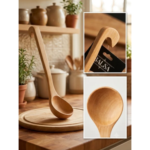 BALSA AHŞAP KEPÇE 30 CM 1*10